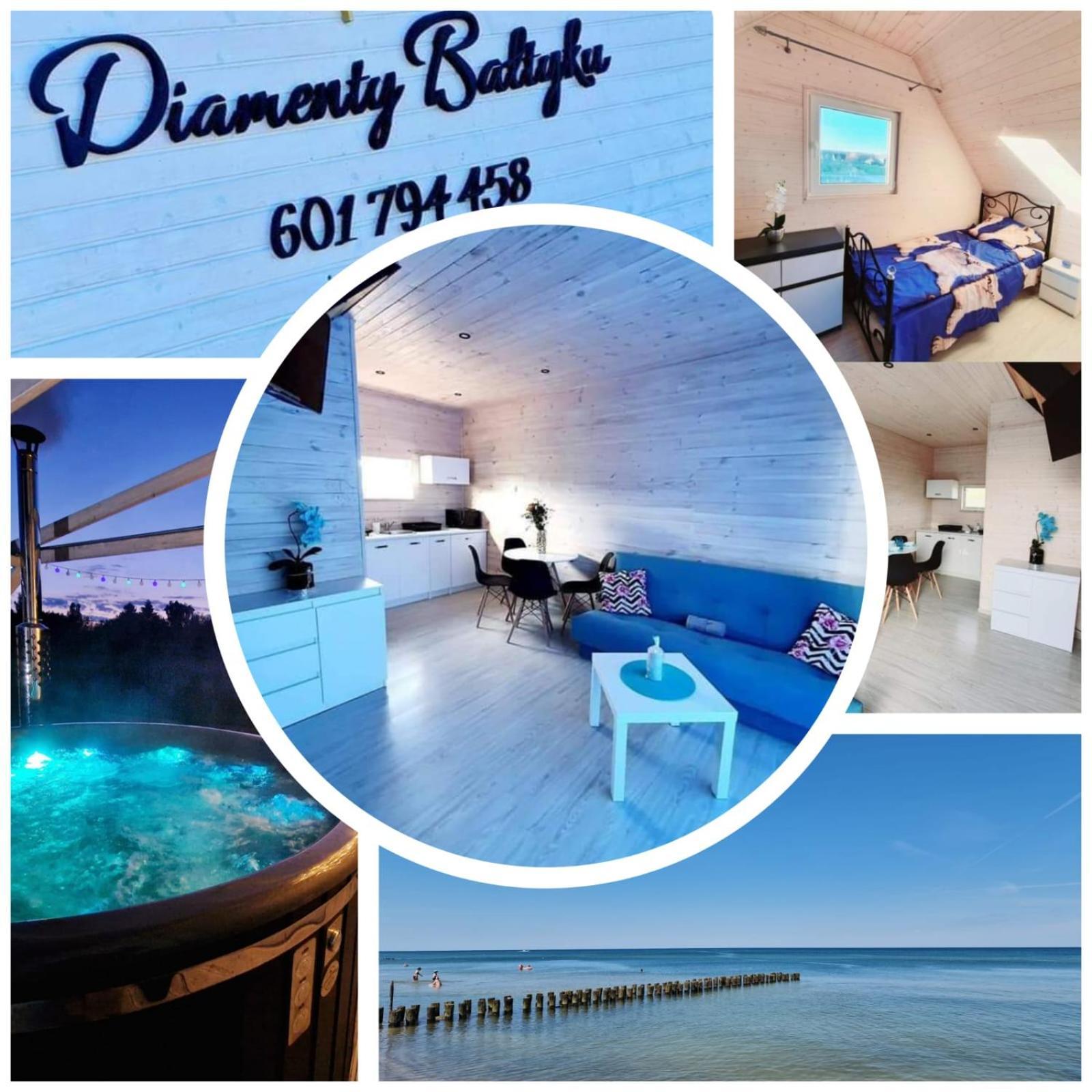 Diamenty Baltyku Domki Wakacyjne Balia Z Jacuzzi Меленко Экстерьер фото